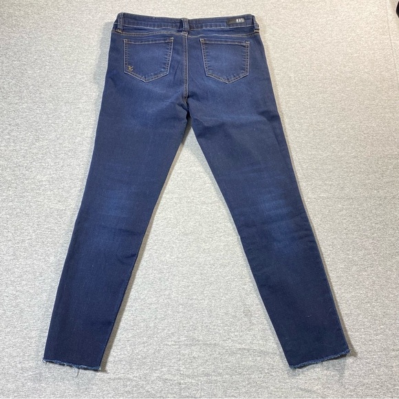 Kut From The Kloth Jeans Womens 10 Blue Connie Ankle Skinny Frayed Hem Denim - Picture 6 of 15